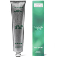 Flamingo Estate Adriatic Muscatel Sage Rich Cream (74 ml) - product shown next to packaging. 