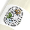 Diptyque Lemongrass & Geranium Perfumed Cleansing Body Gel (200 ml) - product shown up close. 