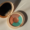 Karolin Van Loon Laguna Eyeshadow & Highlighter Palette (7.2 g) - product shown on creme background.