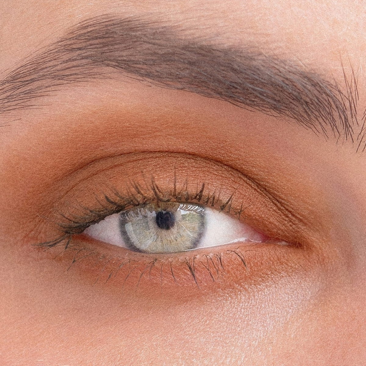 Karolin Van Loon Dolce Vita Eyeshadow &amp; Highlighter Palette (7.2 g) - product shown on eyes.