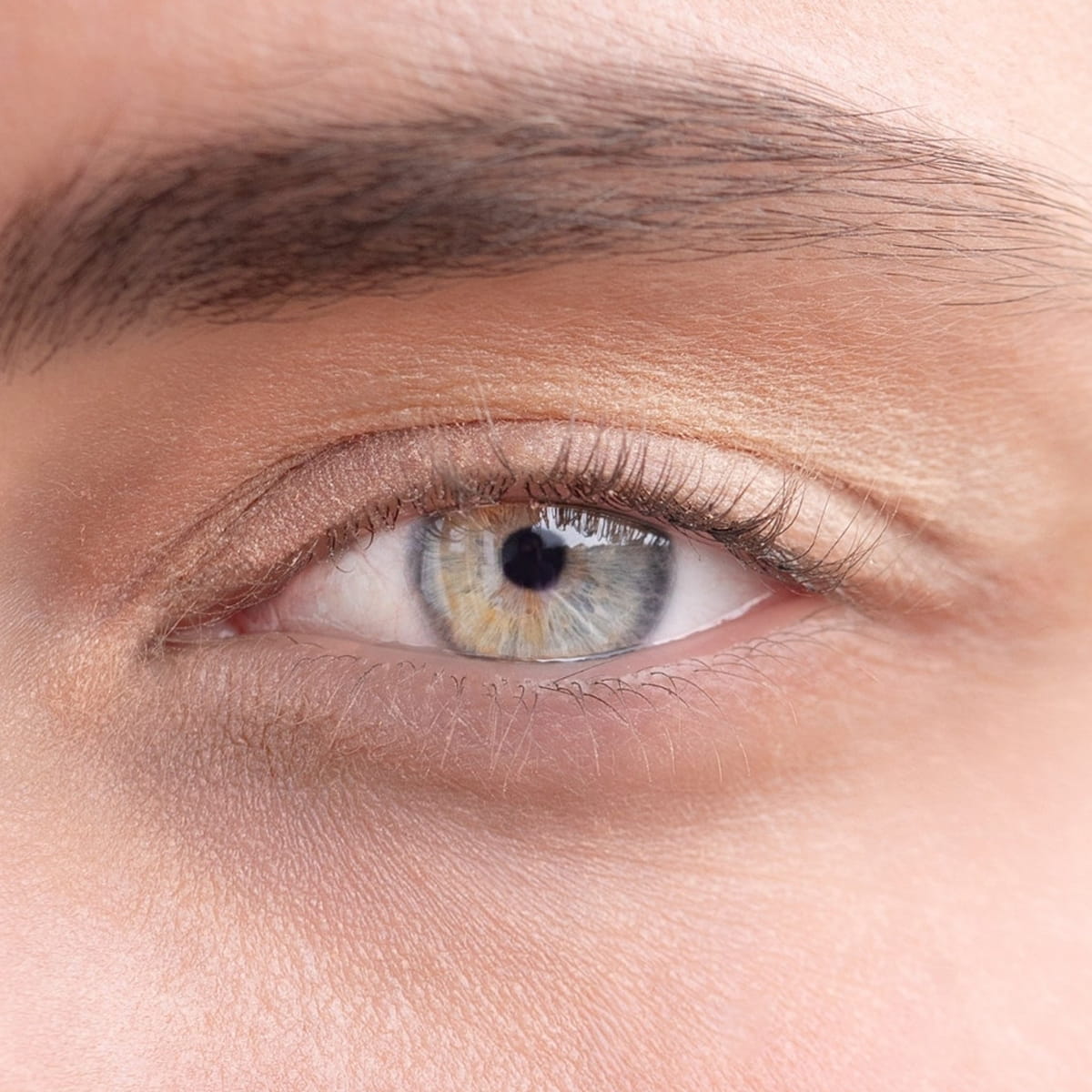 Karolin Van Loon Dolce Vita Eyeshadow &amp; Highlighter Palette (7.2 g) - product shown on eyes.