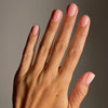 Karolin Van Loon Nail Polish - 50 Rose Doux (15 ml) - product shown on nails. 