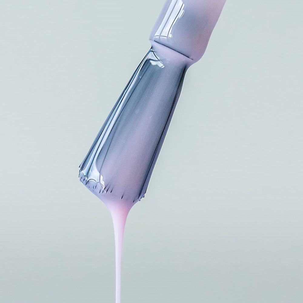 Karolin Van Loon Nail Polish - 50 Rose Doux (15 ml) - product shown on brush. 