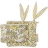 Paper Mirchi Organic Cotton Pouch Set - Floral Buttercream (2 pcs)