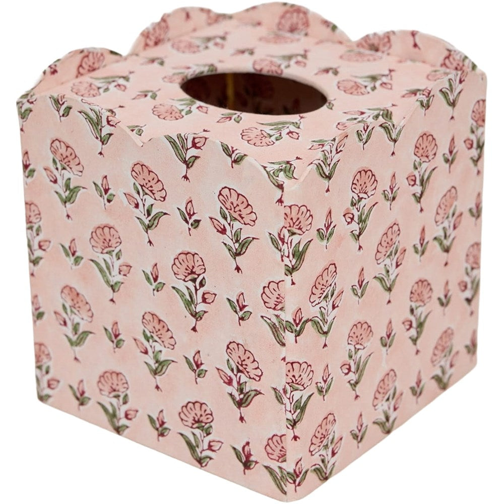 Paper Mirchi Tissue Box - Ditsy Floral Blush (1 pc)