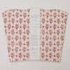 Paper Mirchi Waste Paper Basket - Ditsy Floral Blush (1 pc) - product shown on white background. 