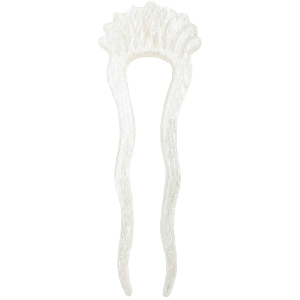 Tiepology Antique Wave French Hair Pin - Creamy Ivory (1 pc)