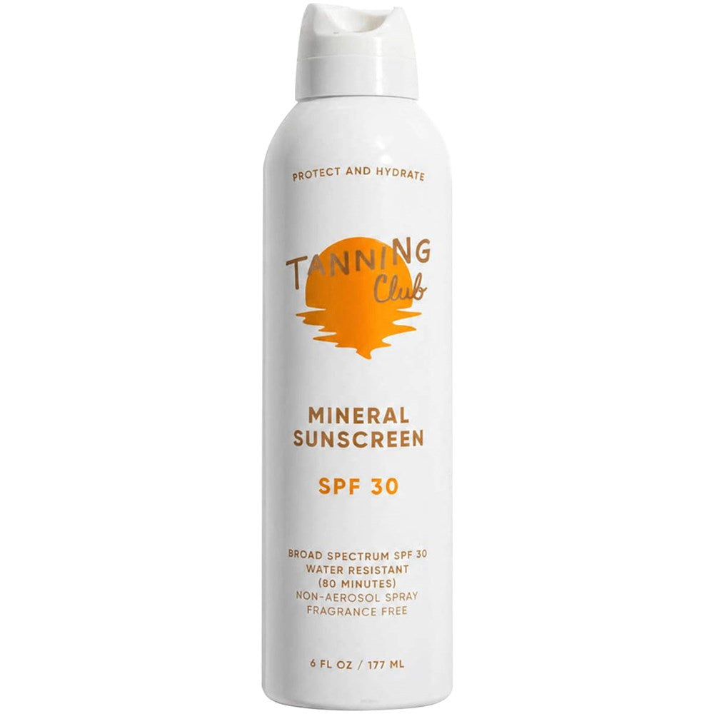 Tanning Club Mineral Sunscreen SPF 30 Spray (6 oz)