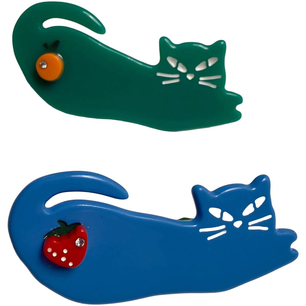 Centinelle Fruit Cats Hair Clip Duo (2 pcs)