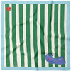 Blue Cat Stripes Cotton Bandana