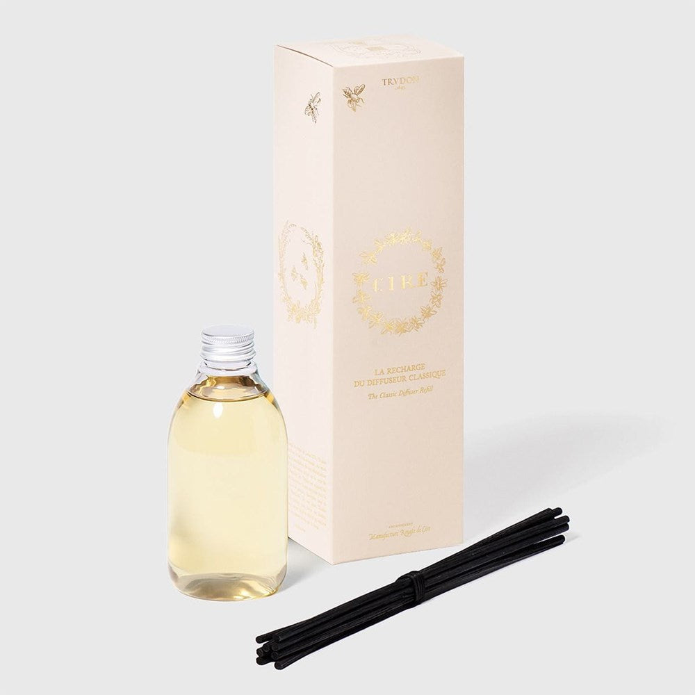 Trudon Diffuser Refill - Cire (300 ml) - product shown next to packaging. 