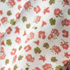 Close up of Botanica Paper Co. Geranium Tea Towel shown illustrations