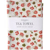 Botanica Paper Co. Geranium Tea Towel (1 pc) shown folded