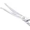 Close up of Tweezerman Pet Curved Grooming Shears tips