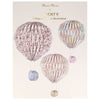 Meri Meri X Liberty Origami Balloon Decorations (3 pcs) - product packaging shown. 