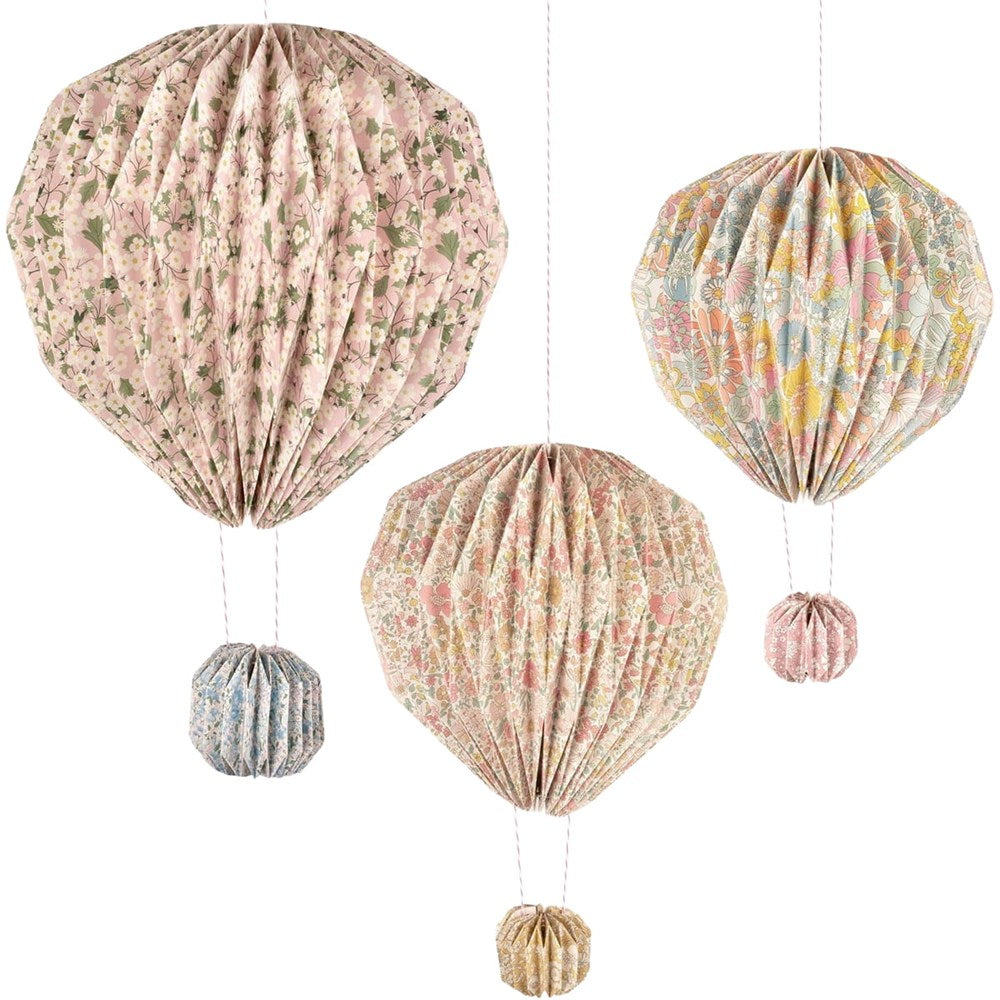 Meri Meri X Liberty Origami Balloon Decorations (3 pcs)