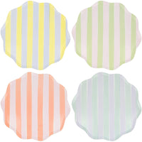 Meri Meri Pastel Stripe Plates (8 pcs)
