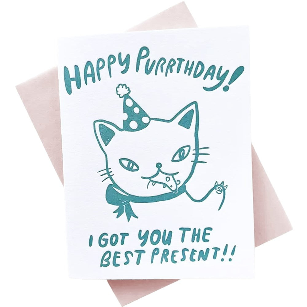 Ghost Academy Happy Purrthday Card (1 pc)