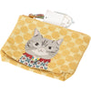 Kusuguru Honey Bean Princess Jacquard Pouch - Yellow (1 pc)