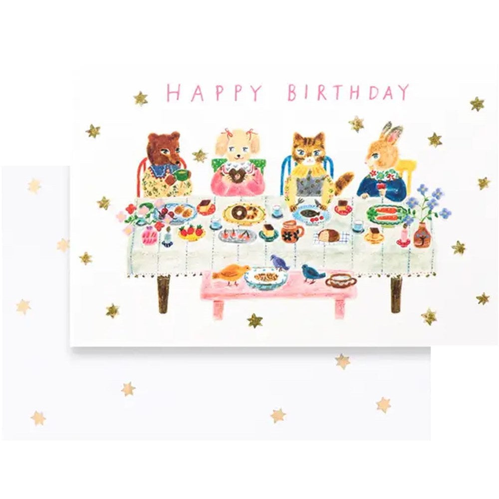 Her Winter Flowers Birthday Card - Special Day! (1 pc)
