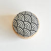 Hiro Wood Bowl Pin Cushion (1 pc) - product shown on white background.