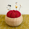 Hiro Cat Pin Cushion Set (6 pcs) - product shown on white background.