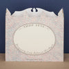 Art Angels Antiques Shop Die Cut Card (1 pc) - product shown from back. 