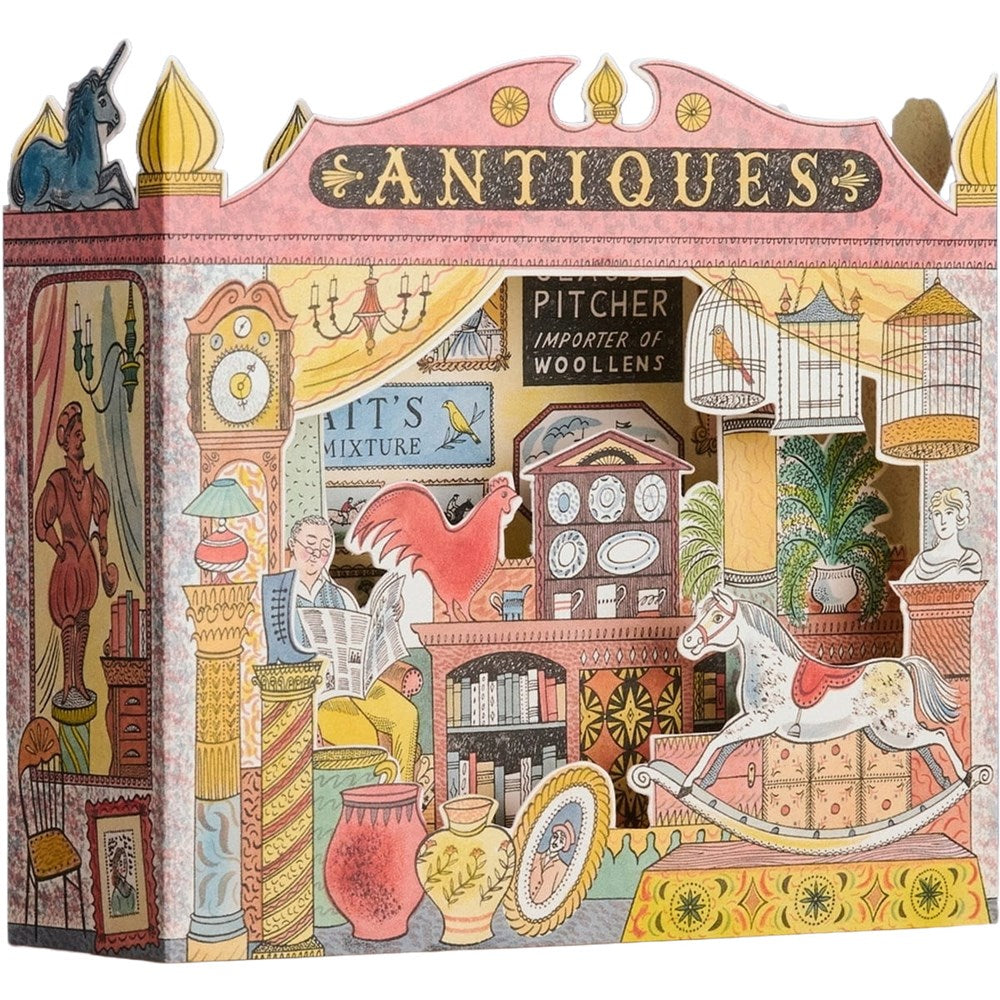 Art Angels Antiques Shop Die Cut Card (1 pc)
