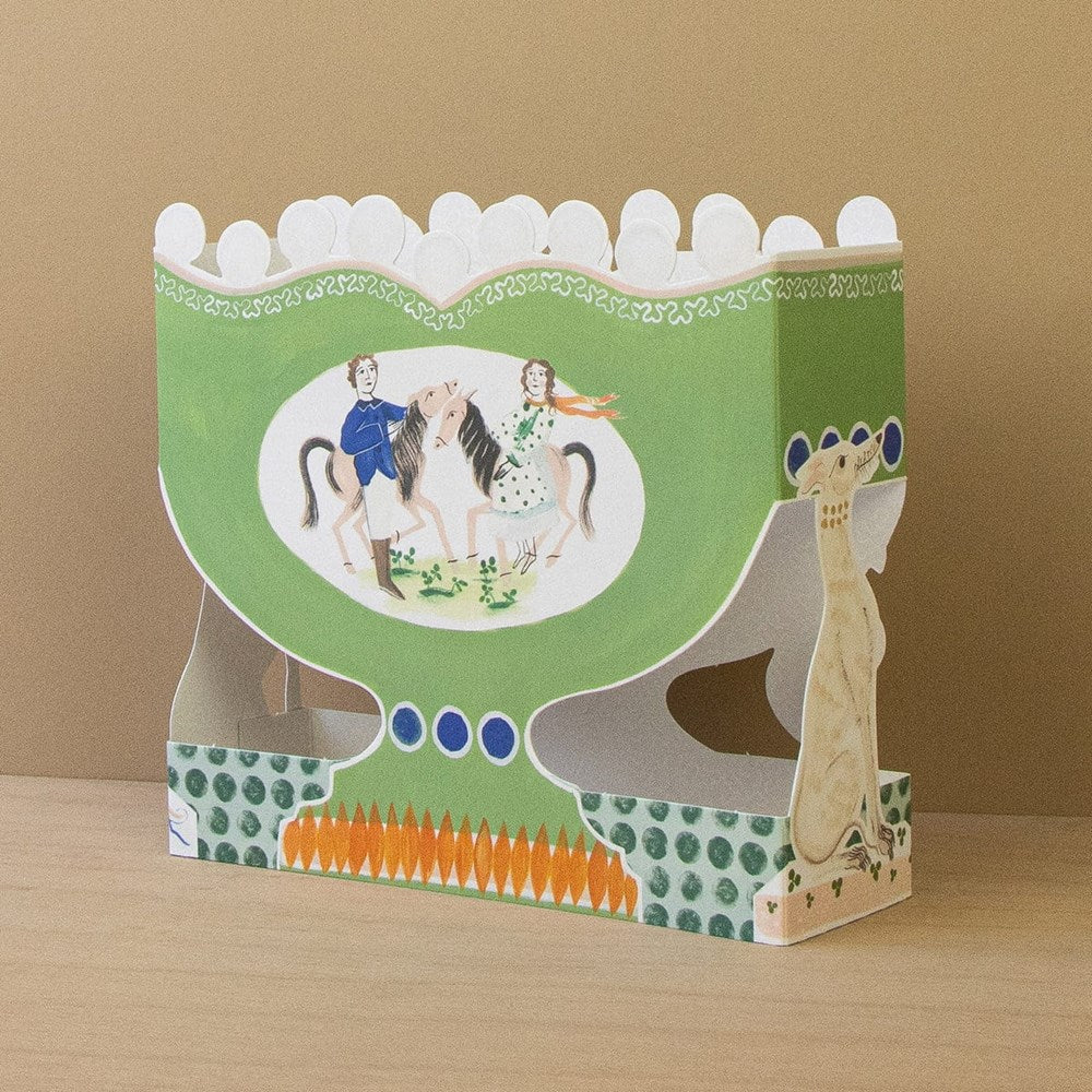 Art Angels Roaming Horses Die Cut Card Roaming Horses Die Cut Card (1 pc) - product shown on counter.