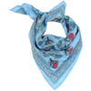 Azure Rose Garden Bandana - Blue