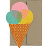 Ice Cream Die Cut Card