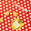 Isatopia Wild Bunch Gift Tags Set (6 pcs) - product shown on polka dot table cloth.