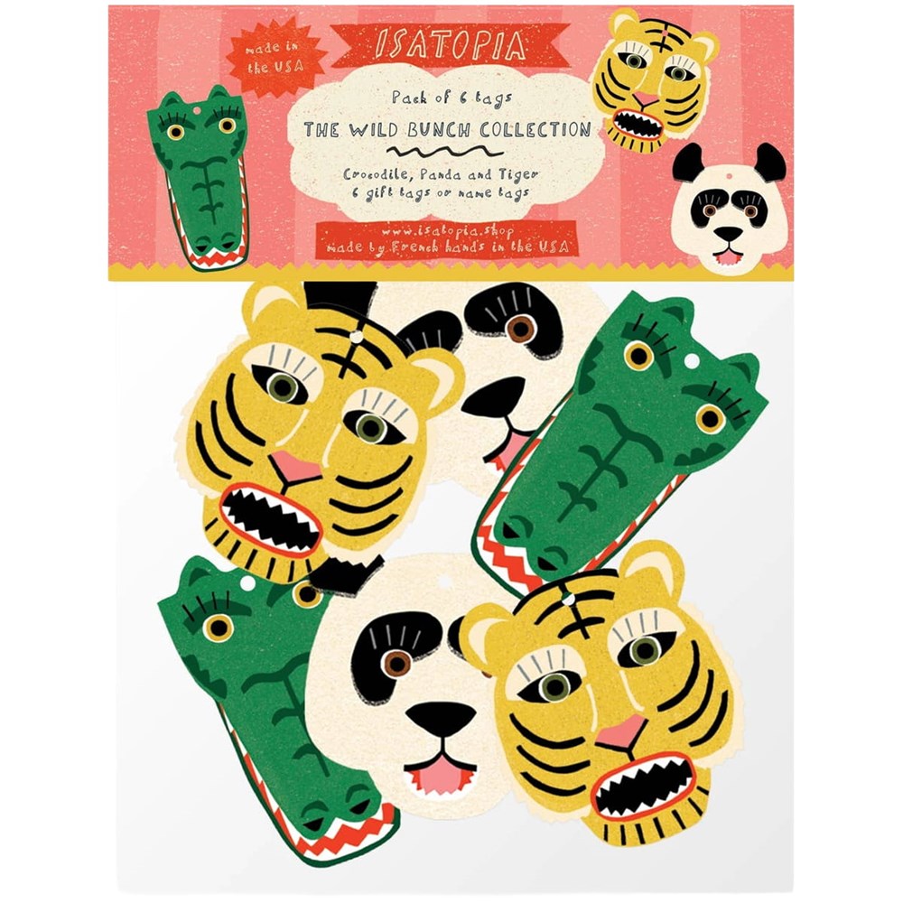 Isatopia Wild Bunch Gift Tags Set (6 pcs)