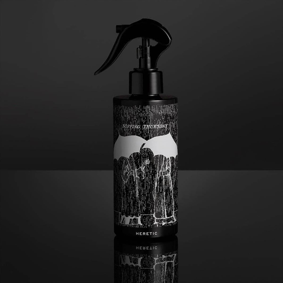Heretic Parfum Sopping Thursday Room Spray (200 ml) - product shown on grey background.