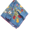 Cecilia Floral Cotton Scarf - Denim