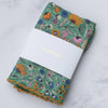 Tiepology Flower Fields Cotton Scarf - Green (1 pc) - product shown in packaging.