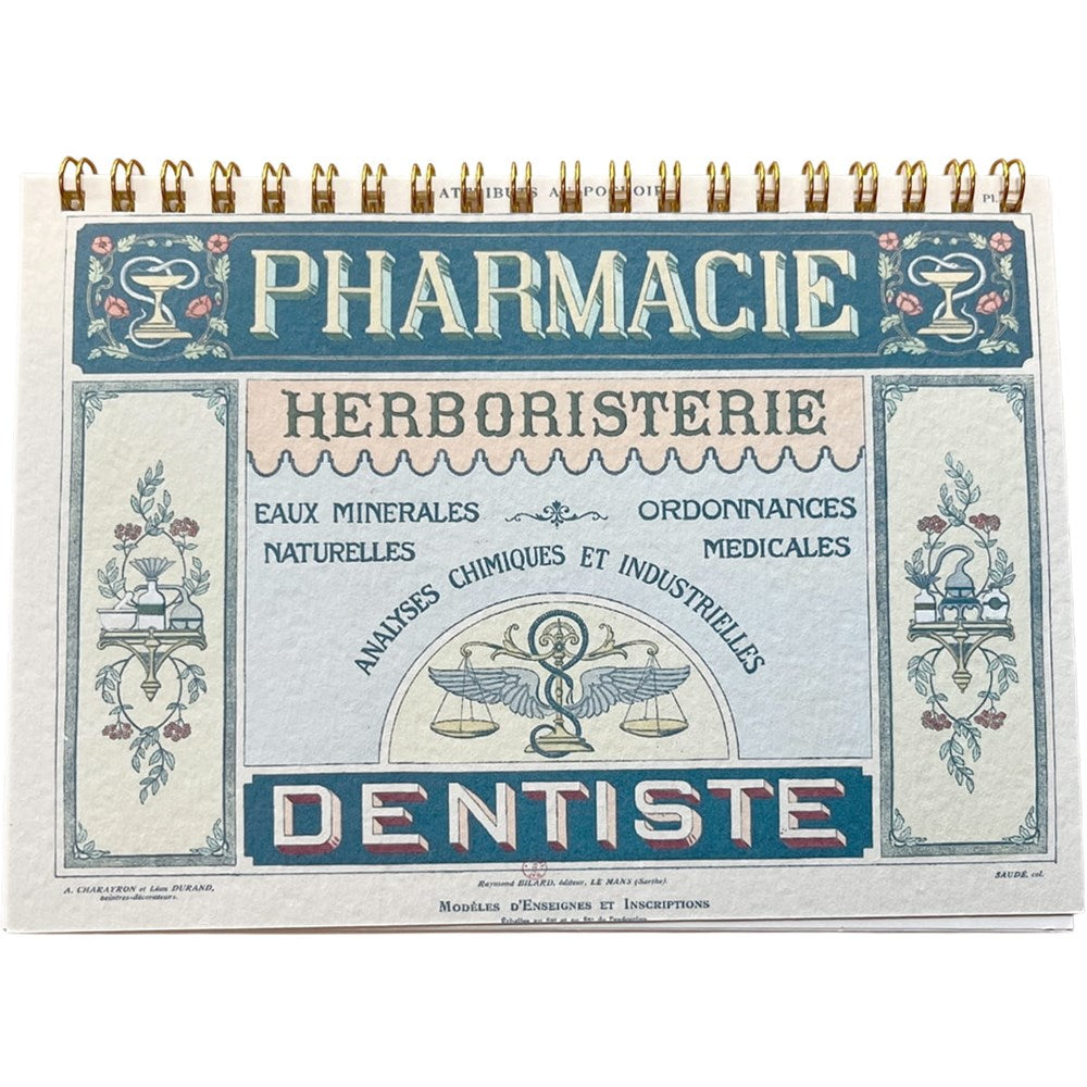 Parcel Parisian Shops Notebook - Pharmacie (1 pc)