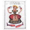 Paper Puppet Cut Out Art Cards - Bustle Lady