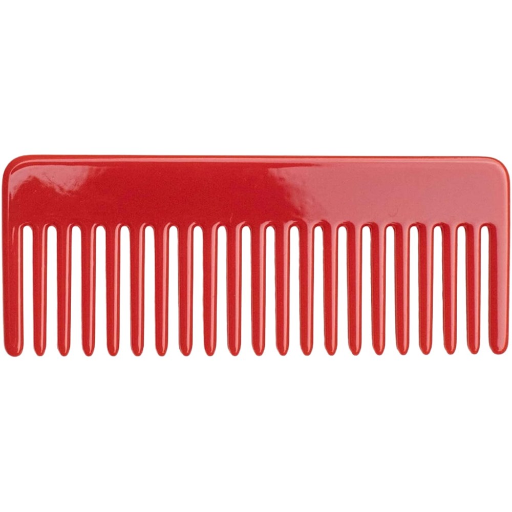Tiepology Eco Classic Rectangle Hair Comb - Red (1 pc)
