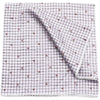 Cottage Mini Checker with Cherry Cotton Scarf - Khaki/Cherry