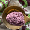 Chand & Radha Rose Ayurvedic Functional Latte Blend (140 g) - product shown in spoon.