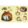 Cynthia Hart Victoriana Cats Sticker Book (80 pgs) - inside of product shown.