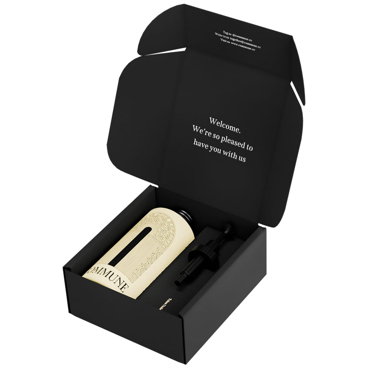 Commune Seymour Body Wash & Reusable Pump (750 ml) - product shown in packaging