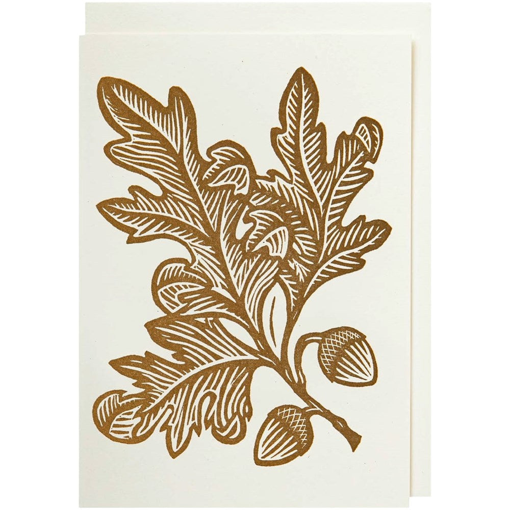 Archivist Acorns Notelet Card (1 pc)