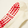 Close up of back of Effortless Club Strawberry Ruffle Grip Socks (1 pair)