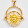Showing close up of "Day" side of necklace