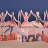 Close up of Art Angels Multi-Fold Dancers Die Cut Card (1 pc)