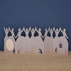Back side of Art Angels Multi-Fold Dancers Die Cut Card (1 pc)