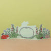 Back side of Art Angels Three Fold Enchanted Peryton Die Cut Card (1 pc)