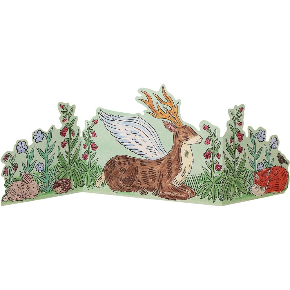 Art Angels Three Fold Enchanted Peryton Die Cut Card (1 pc)